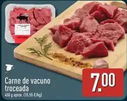 ALDI Carne de vacuno troceada oferta