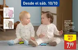 ALDI Lily & Dan Pijama tipo mono oferta