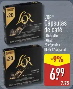 ALDI L'OR Cápsulas de café oferta