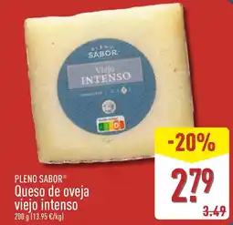 ALDI Pleno Sabor queso de oveja viejo intenso oferta