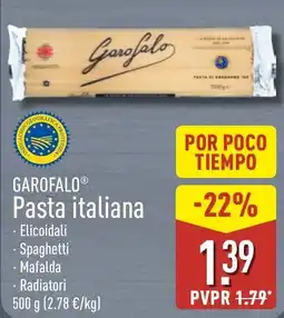 ALDI Garofalo pasta italiana oferta