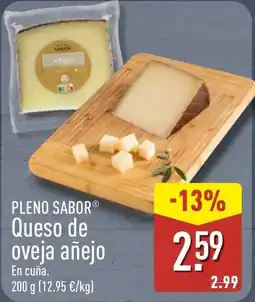 ALDI Pleno Sabor queso de oveja añejo oferta