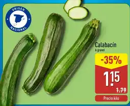 ALDI Calabacín oferta