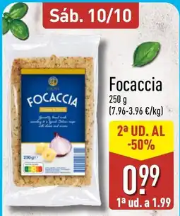 ALDI Cocina focaccia oferta