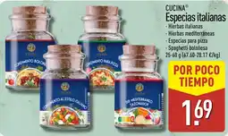 ALDI Cucina especias italianas oferta