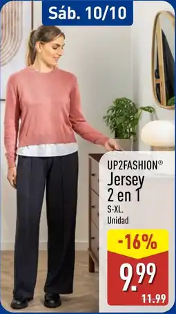 ALDI UP2FASHION Jersey 2 en 1 oferta