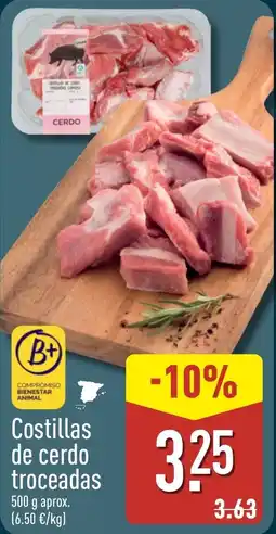 ALDI Costillas de cerdo troceadas oferta