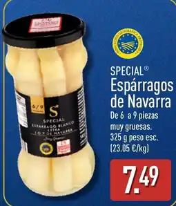 ALDI Special espárragos de navarra oferta