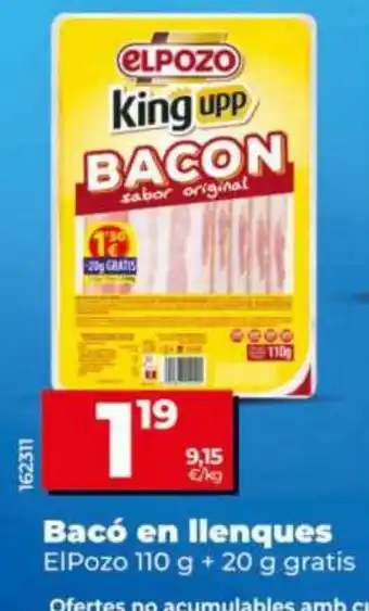 ElPozo bacon sabor original