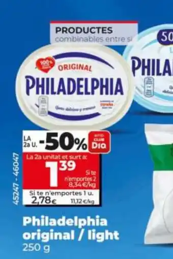 Philadelphia original / light