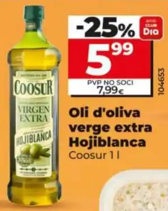 Coosur oli d'oliva verge extra Hojiblanca