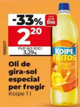 Dia Koipe oli de gira-sol especial per fregir oferta