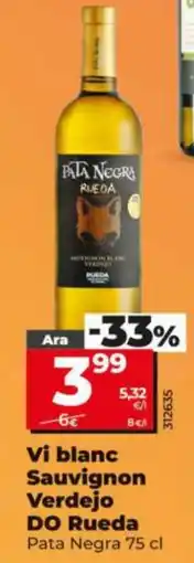 Dia Pata Negra Vi blanc Sauvignon Verdejo DO Rueda oferta