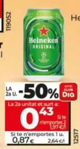 Dia Heineken original oferta