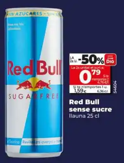 Dia Red Bull sense sucre oferta