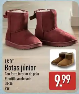 ALDI L&D Botas júnior oferta