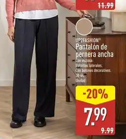 ALDI UP2FASHION pantalón de pernera ancha oferta