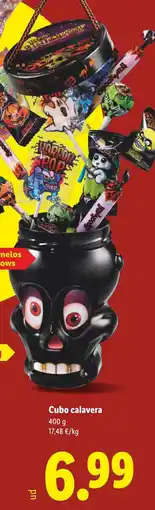 Lidl Cubo calavera oferta
