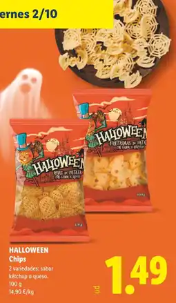 Lidl Halloween Chips oferta