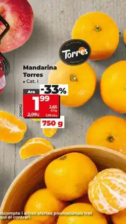 Dia Torres mandarina oferta