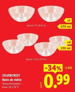 Ocine Silvercrest - boles de vidrio oferta