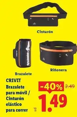 Ocine Crivit - brazalete para movil oferta