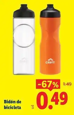 Ocine Crivit - bidon de bicicleta oferta