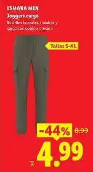 Ocine Esmara men - joggers cargo oferta