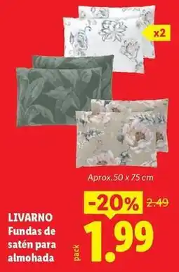 Ocine Livarno - fundas de satén para almohada oferta