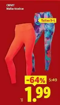 Ocine Crivit - mallas térmica oferta