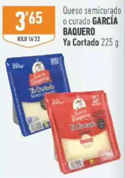 Supermercados Deza García Baquero queso semicurado o curado ya cortado oferta