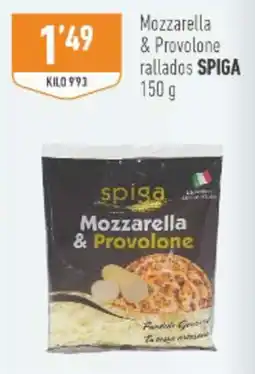 Supermercados Deza spiga mozzarella & provolone oferta