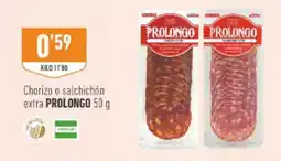 Supermercados Deza Prolongo chorizo o salchichón extra oferta