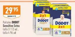 Supermercados Deza Dodot pañales sensitive extra oferta