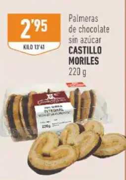 Supermercados Deza Castillo Moriles palmeras de chocolate sin azúcar oferta
