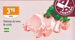 Supermercados Deza Cortado chuletas de lomo de cerdo oferta