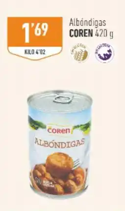 Supermercados Deza Coren albóndigas oferta