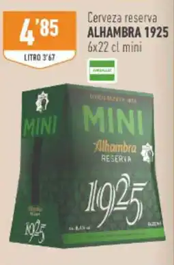 Supermercados Deza Alhambra reserva 1925 mini oferta