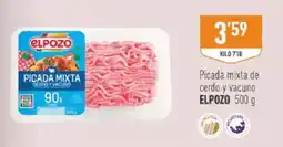 Supermercados Deza Elpozo picada mixta cerdo y vacuno oferta