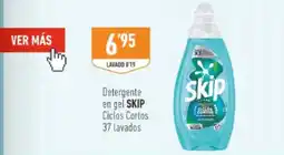 Supermercados Deza Skip detergente en gel ciclos cortos oferta