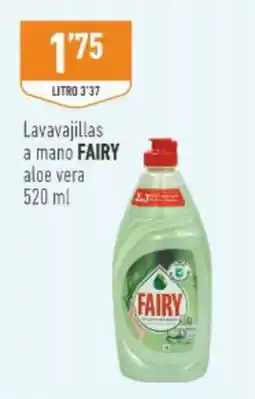 Supermercados Deza Fairy lavavajillas a mano aloe vera oferta