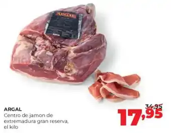 Argal centro de jamon de extremadura gran reserva