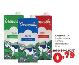 Alimerka Cremosita leche entera, semi o desnatada oferta