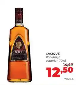 Alimerka Cacique ron añejo superior oferta