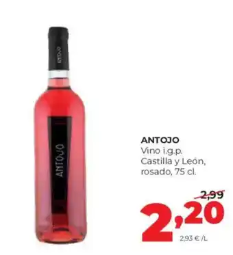 Antojo vino i.g.p. castilla y león rosado