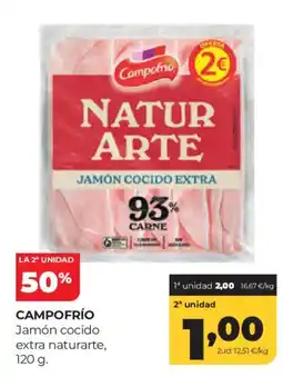 Alimerka Campo Frío jamón cocido extra naturarte oferta