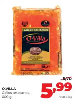 Alimerka O.Villa Callos artesanos oferta