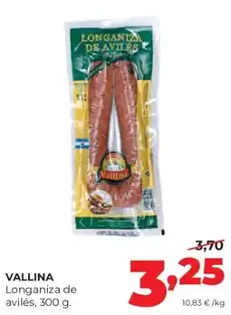 Alimerka Vallina longaniza de avilés oferta