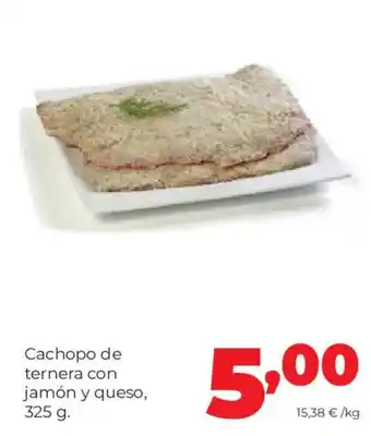 Alimerka Cachopo de ternera con jamón y queso oferta