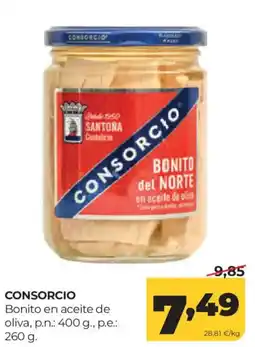 Alimerka Consorcio bonito en aceite de oliva oferta